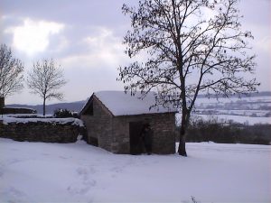 La Courtine en hiver